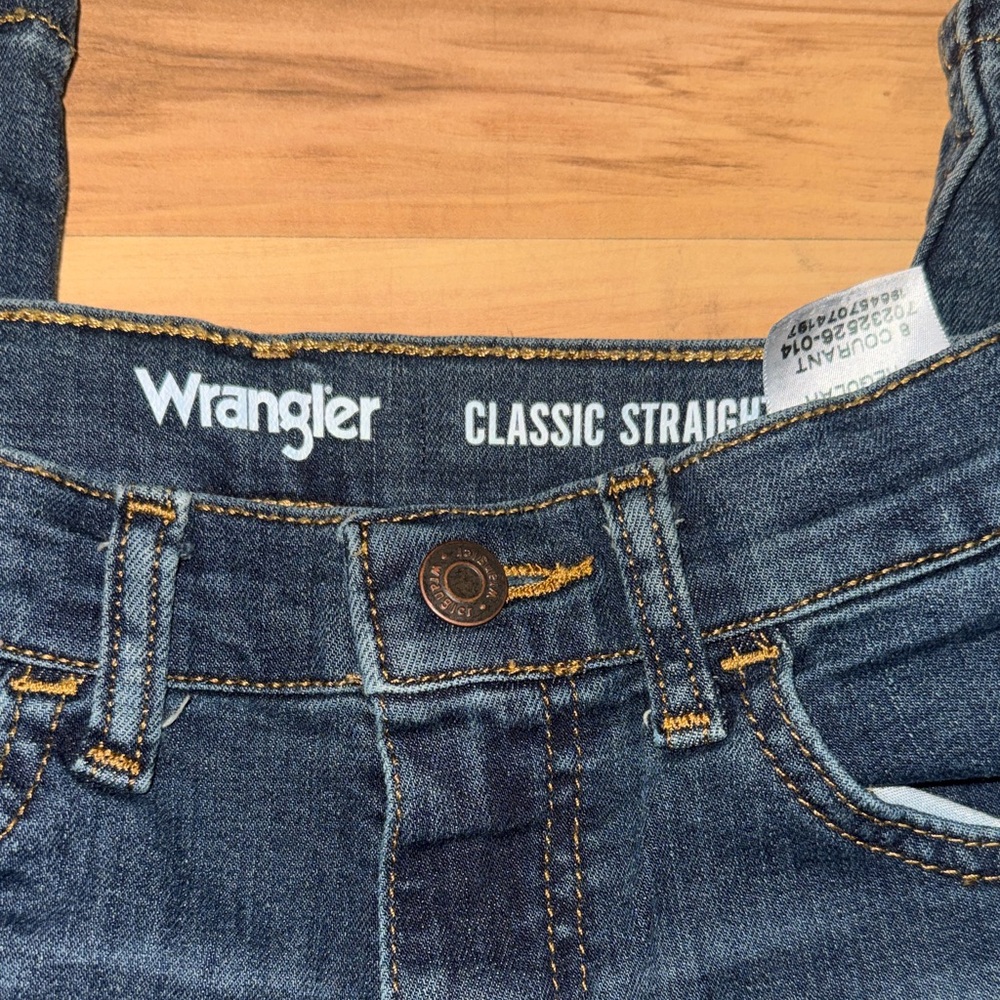 Wrangler Boy’s Straight Leg Jeans - Deep Indigo